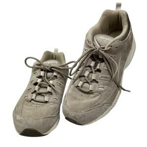 Easy Spirit Romy Women's Tan Suede Walking Sneakers 8 Wide